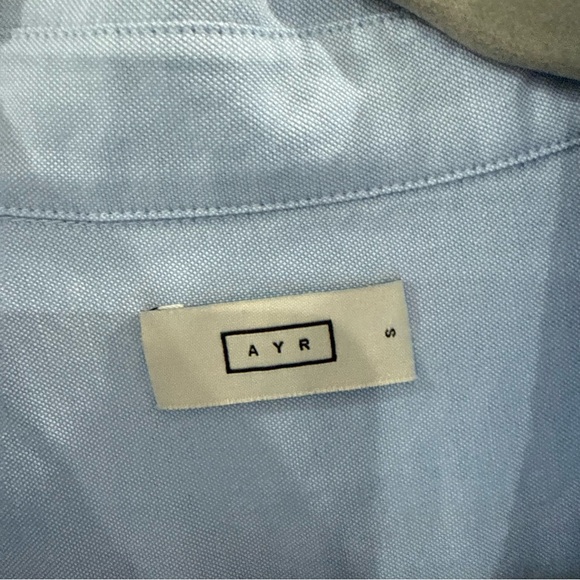 AYR Shirt Dress Novella Mini Button Down in Light Blue - Picture 4 of 7